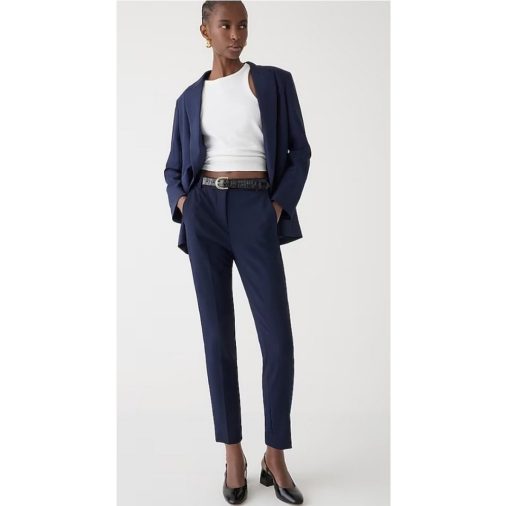 J. Crew Navy Cropped Ankle Pants
